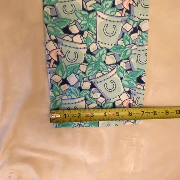 Vineyard Vines 145th Kentucky Derby Mint Julep Print Pants Mens 28x30 Chinos - Picture 7 of 9